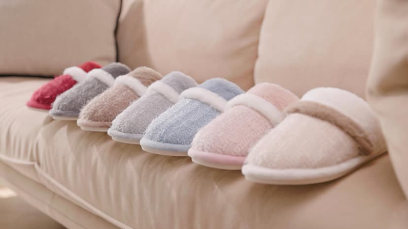 Cozy Slippers for Women Indoor and Outdoor Fuzzy House Shoes with Memory Foam Anti-Skid Sole Gifts for Women Mom Ladies