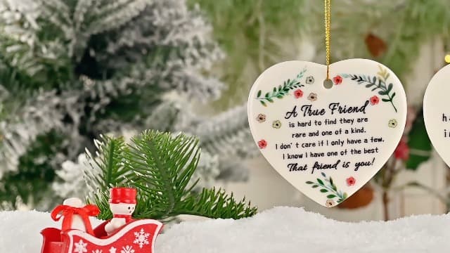 Friendship Ornaments - Christmas & Birthday Gifts for Women - Home Decor