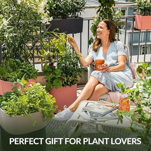 VELENTI Plant Pot Mug - Plant Lover Mug with Metallic Shovel Ornament - Fancy Gifts for Women, Men - Birthday Gift for Women - Cute Gifts for Mother's Day, Christmas B0D4VPCZ3K