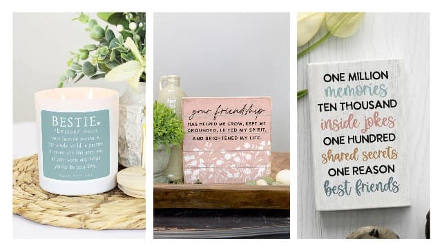 Simply Said, INC Perfect Pallet Petites Good Friends Are Like Stars Sign, Rustic Wooden Friendship Plaque, Farmhouse Shelf or Wall Decor, 8 Inch
