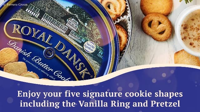 Royal Dansk Danish Cookie Selection, No Preservatives or Coloring Added, 12 Oz. (Pack of 1)