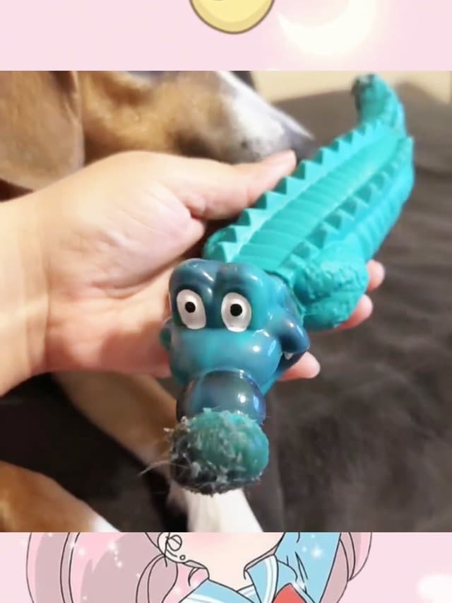Alligator Dog Chew Toy for Medium & Large Breeds, Keep Them Busy, Reduce Boredom Jeefome Dog Toys for Aggressive Chewers B0BHN7K52L