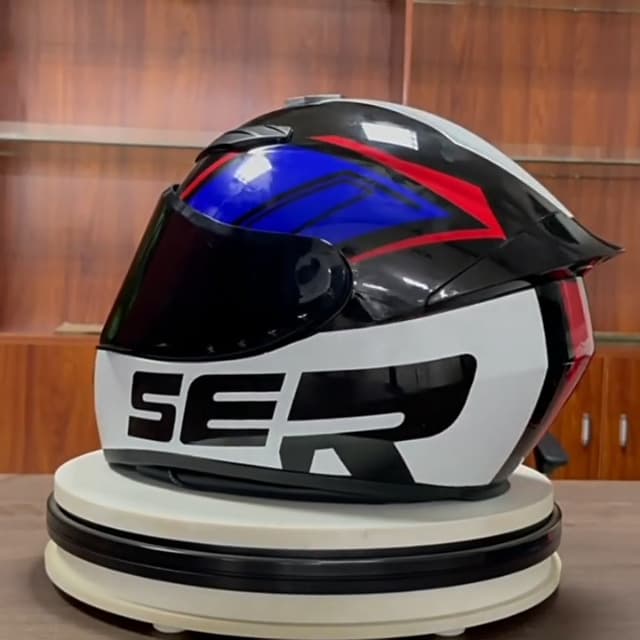 Motorcycle Helmet Racing Motocross Helmets Full Face Helmet with Internal Tinted Visor & DOT Approved for Moped ATV Cruiser Scooter