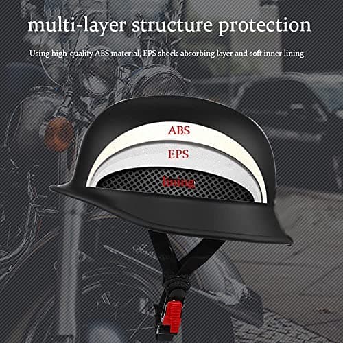 Half Motorcycle Helmet Halfs Shell Helmet German Style Motorcycles Helmets