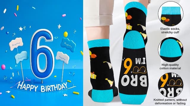 Juesly Birthday Gifts for Boys, 5-18 Years Old Sock for Boys, Presents for 5-18 Year Boy B0F1JPP67J