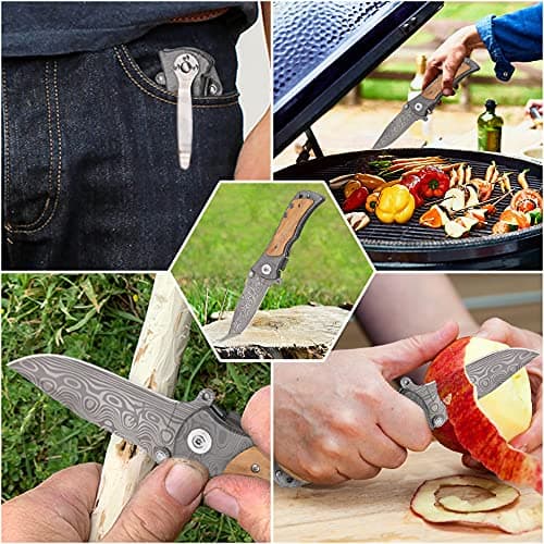I Love You More Gifts for Him - Engraved Pocket Knife - Valentines Day Gifts for Boyfriend Husband, Anniversary Christmas Gift