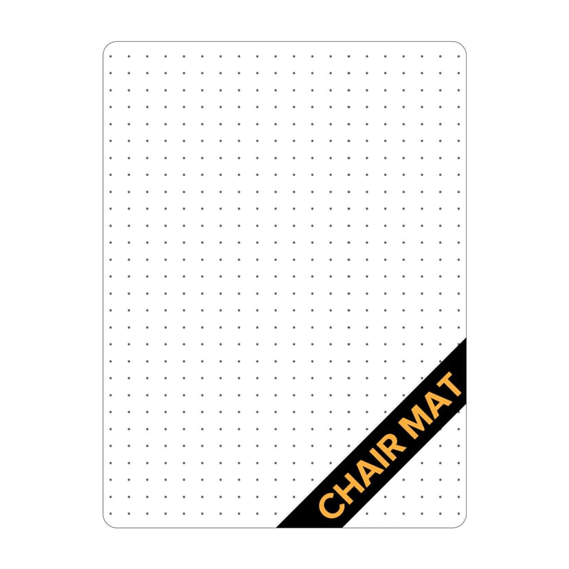 Chair Mat for Carpet, QQpony 36" x 48" Office Chair Mat for Carpeted Floors, Heavy Duty Vinyl Floor Mat with Grips, Carpeted Floor Protector Rolling Computer Desk Mat for Home Office (Black)