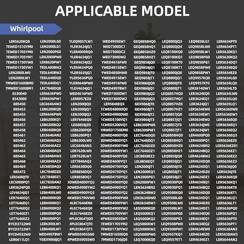 【Upgraded】279838 W10724237 Dryer Heating Element for Whirlpool Wed4815ew1 Maytag Centennial Medc215ew1 Kenmore 70 80 Series Model 110 Amana Ned4655ew1 Roper Admiral,Replaces 2406026 3403585 3398064