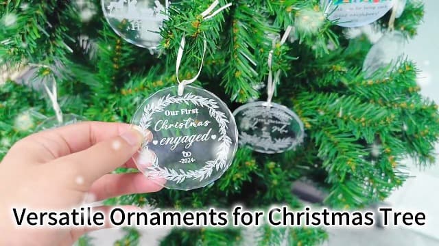 Christmas Ornaments 2025,Neighbor Gifts Merry Christmas from Our House to Yours Ornament Funny Glass Xmas Tree Decorations Neighbor Gift Ideas for Neighbors Best Friends Women Boyfriend Girlfriend