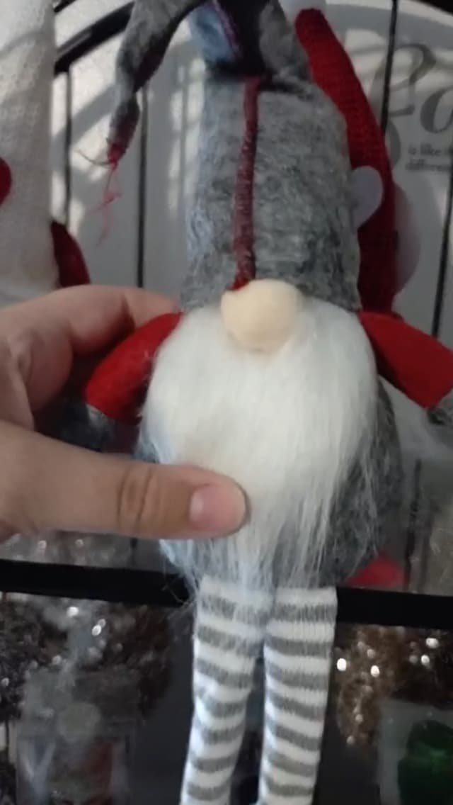 3pcs New Christmas Decoration Long Legs Rudolph Doll Christmas Children Gift Hotel mall Window Decoration