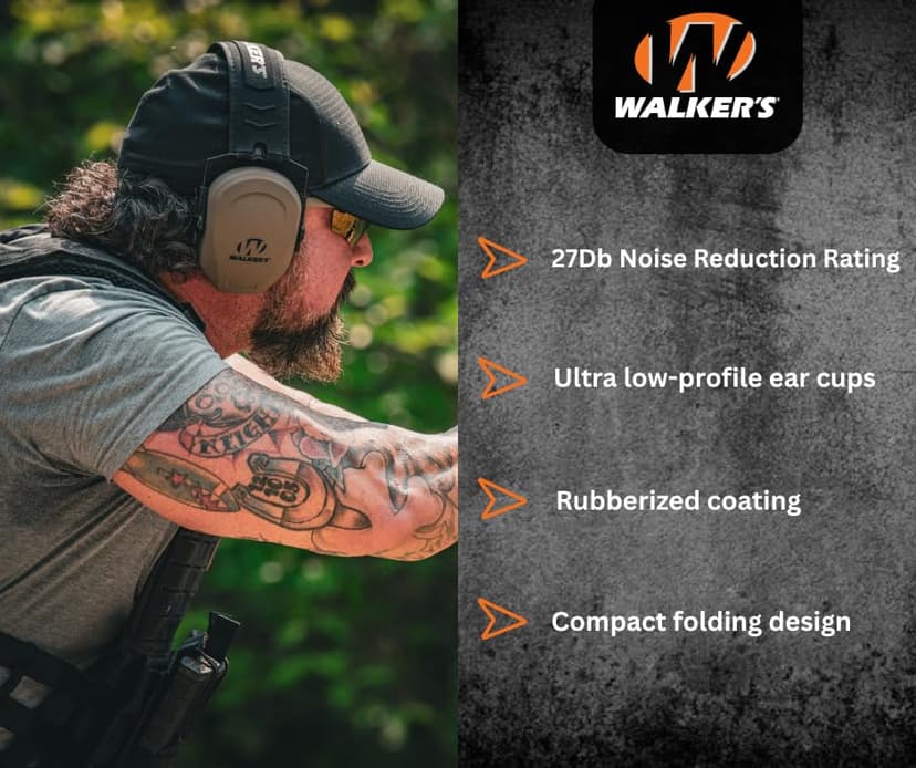 Walker's unisex-adult Walker's Earmuffs