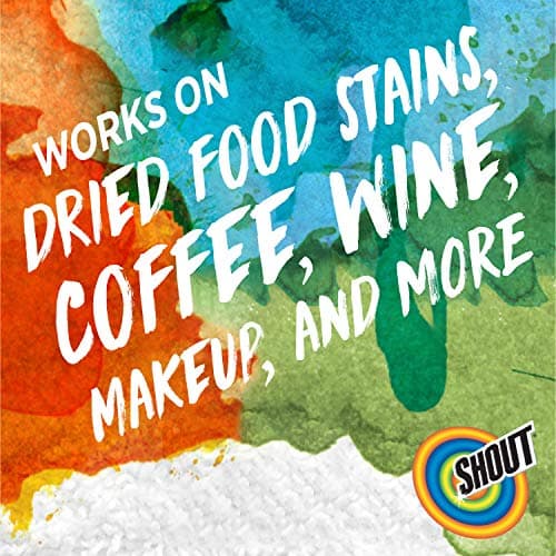 Shout Advanced Stain Remover Gel for Clothes Laundry, Ultra Concentrated Gel with Built-in Scrubber Brush for Deep Set-In stains, 8.7oz