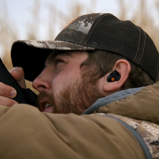 Decibullz Percussive Moldable Earplugs for Hunting & Shooting, Gun Range Hearing Protection for Shooters, Reusable Ear Plugs for Shooting Range