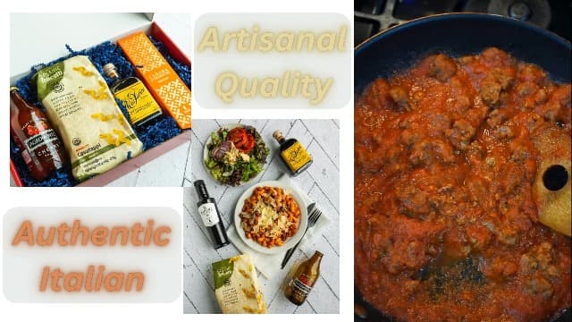 Brava Giulia Italian Gift Box – Premium EVOO, Aged Balsamic, Organic Pasta & Tomato Sauce | Gourmet Food Set from Italy | Holiday & Hostess Gift