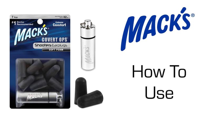 Mack's Covert Ops Soft Foam Shooting Ear Plugs, 7 Pair Plus Travel Case - 32 dB High NRR, 37dB SNR - Comfortable Earplugs for Hunting, Tactical, Target, Skeet and Trap Shooting