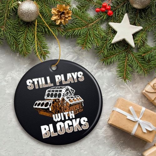 Tool Ornaments for Technicians, Funny Gag Gift Ideas for Christmas - Ceramic Xmas Tree Ornament Holiday Decor, Gift Exchange ZAGKOO Mechanic Christmas Ornament - Cool Mechanic Gifts for Men B0FR4CJKGM