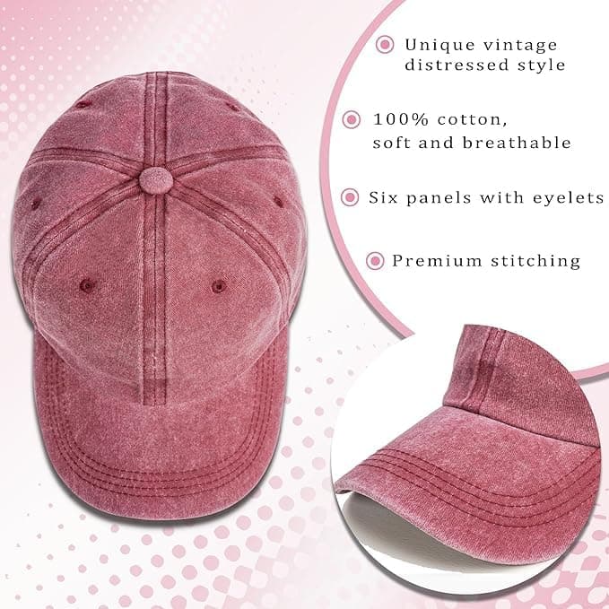 60th Birthday Gifts for Men Women 1965 Hats Vintage 60 Year Old Embroidered Baseball Cap