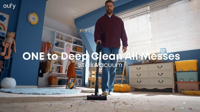 eufy Robot Vacuum 3-in-1 E20,with Versatile Stick and Handheld Vacuum Cleaner Combo,Self Emptying Up to 75 Days,Max 30,000Pa,Smart Obstacle Avoidance,Pro-Detangle,Ideal for Carpet,Crevices,Stairs
