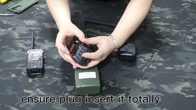 6 Pin PTT Adapter Handheld Microphone Shoulder Speaker Compatible with PRC152/163 Two Way Radio