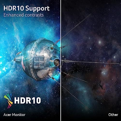 acer Nitro 27 Inch QHD 2560 x 1440 IPS Gaming Monitor | AMD FreeSync | Up to 180Hz Refresh | Up to 0.5ms | DCI-P3 95% | HDR 10 Support | One Display Port 1.2 & Two HDMI 2.0 | KG271U N3bmiipx