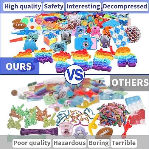 1000 Pcs Party Favors for Kids, Fidget Toys Bulk, Birthday Gift Toys, Fidgets Stocking Stuffers, Treasure Box Birthday Party, Goodie Bag Stuffers, Carnival Prizes, Pinata Filler Stuffers for Classroom B0CBDHC4BN