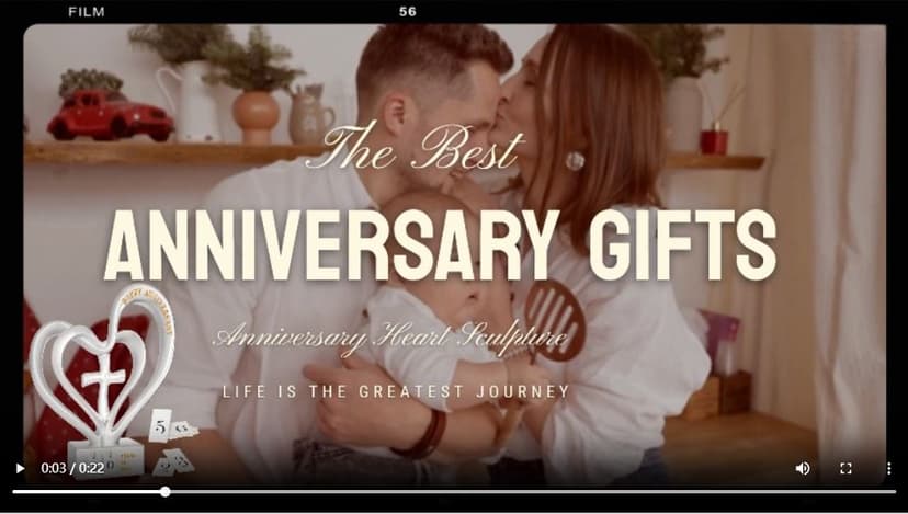 Wedding Anniversary Heart Sculpture Gifts Best for Couple Parents Wife Husband Unique 10th 25th 50th Anniversary Wedding Gift Ideas