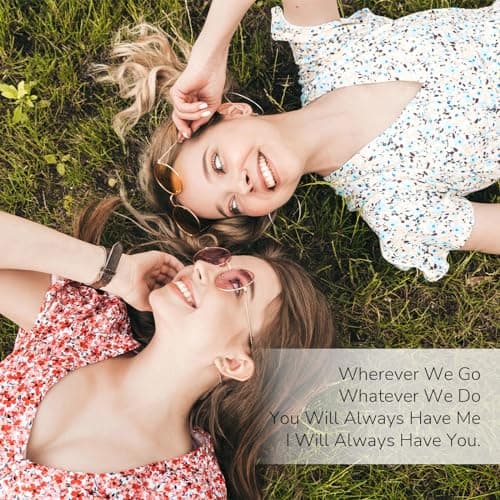 Gifts for Best Friends Women: Soul Sister Friendship Bestie Birthday Gift - Unique Present for Sisters from Sister Resin Figurines