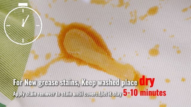 Mungoone Clothes Grease Stain Remover, Newborn & Baby Essentials, Laundry Stain Treatment, Stain Remover for Oil Grease, Ink Stains, Foods & Vegetable Stains, Makeup, Grass, Coffee, & More, 8 Fl Oz