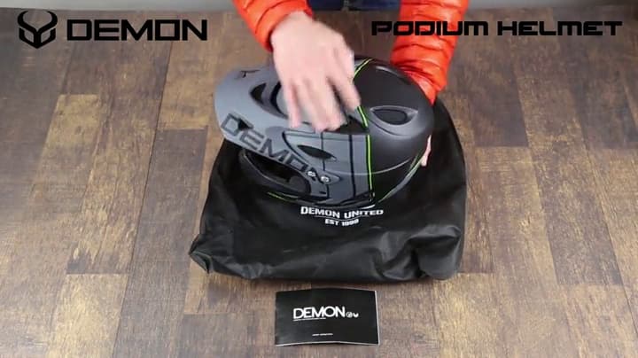 Demon United Podium Fullface Bike Helmet- 13 Vents- Lightweight- Breathable