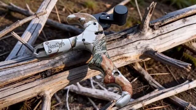 Archery Bow Release for Compound Bow, 4-Finger Adjustable Sensitivity Thumb Release Aid, 360° Rotatable Head for Hunting and Target Practice (Camouflage)