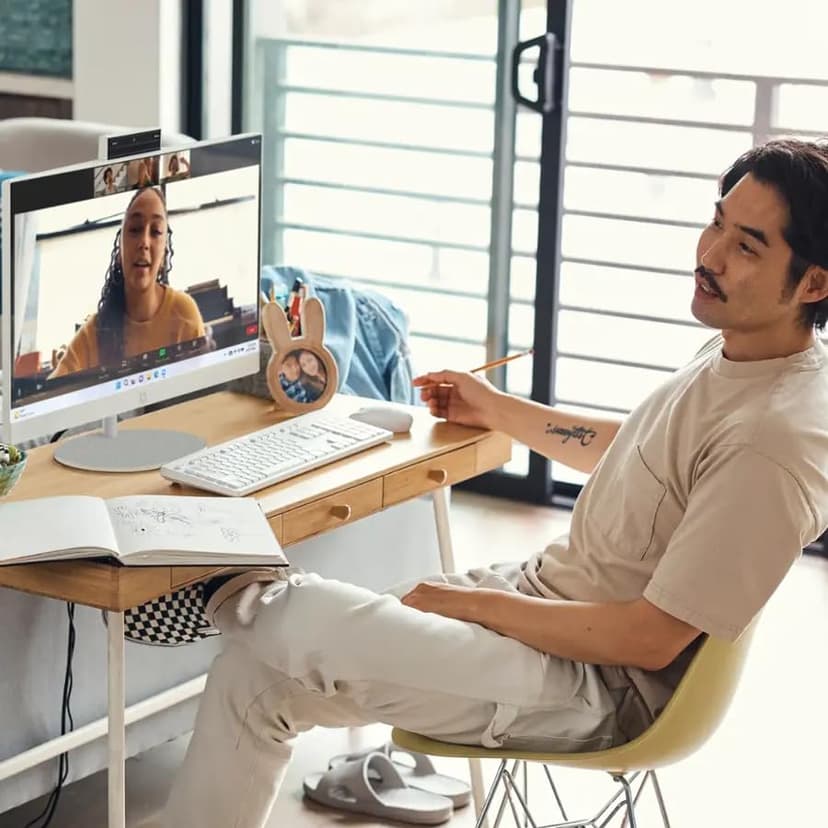 HP 27" All-in-One Touchscreen Desktop PC 2025 New, Intel Ultra 7 255U (Up to 5.2GHz), Intel AI Boost, 27 inch FHD Touchscreen Anti-Glare Display, 32 GB DDR5 5600MT/s, 1 TB Gen4 SSD, Windows 11 Pro