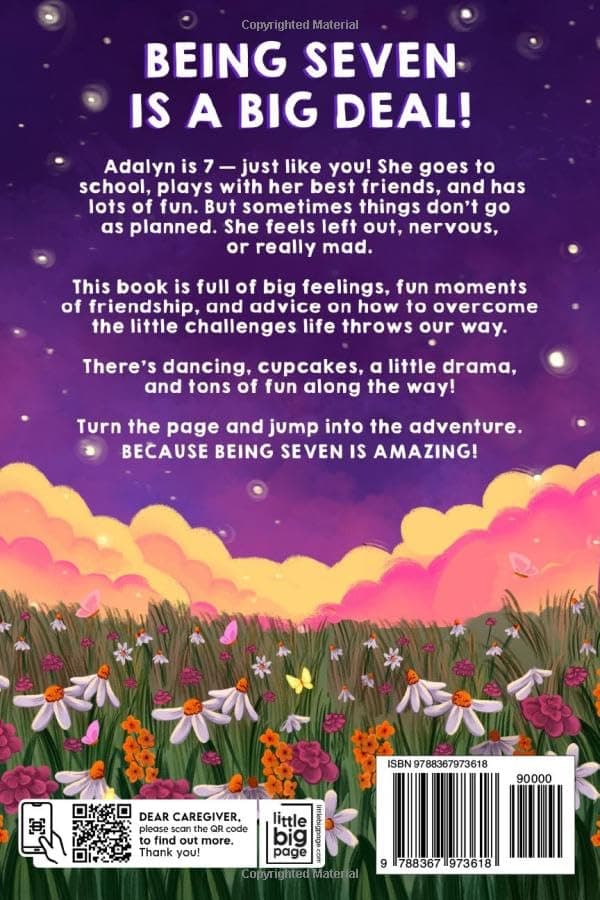 It's Amazing To Be Seven: An Inspiring Beginner Chapter Book for 7-Year-Old Girls about Self-Confidence, Friendship, and Inner Strength (Motivational Gifts for Girls) 8367973615