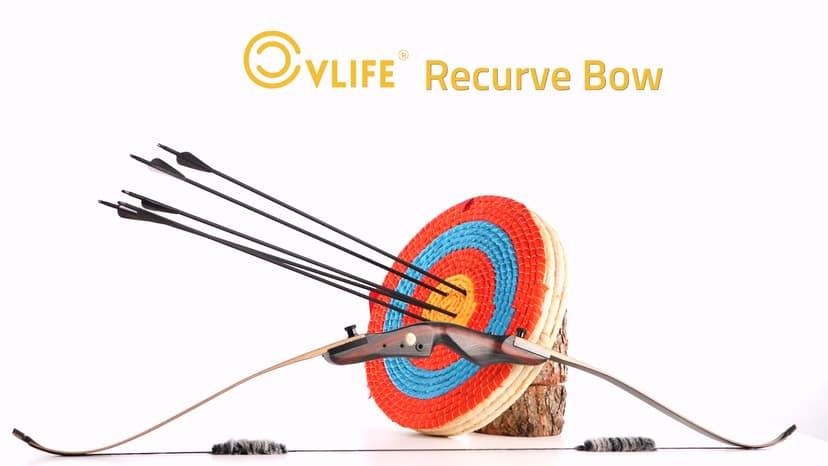 CVLIFE 62" Recurve Bow and Arrow Set for Adults and Hunter,30lb-50lb Right Hand Wooden Takedown Hunting Recurve Bow,for Beginners to Advanced,Outdoor Hunting and Target Practice
