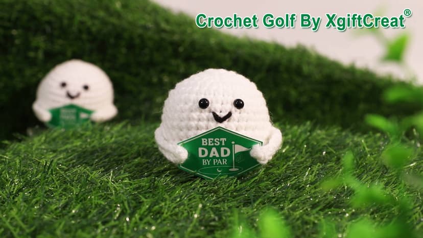 Funny Crochet Golf Ball Accessories Christmas Stocking Stuffers for Boyfriend Him Fiance Anniversary Valentines Romantic Gift Gifts for Boyfriend Bf Birthday - Sweetest Day Gifts for Him Men B0GDGBKLKJ