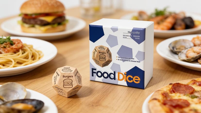 Food Dice Stocking Stuffers for Men Women Kids Adults Date Night Dice Couples Gifts for Him Her Anniversary Christmas Birthday Wedding Gifts for Men Women Him Her Boyfriend Girlfriend Husband