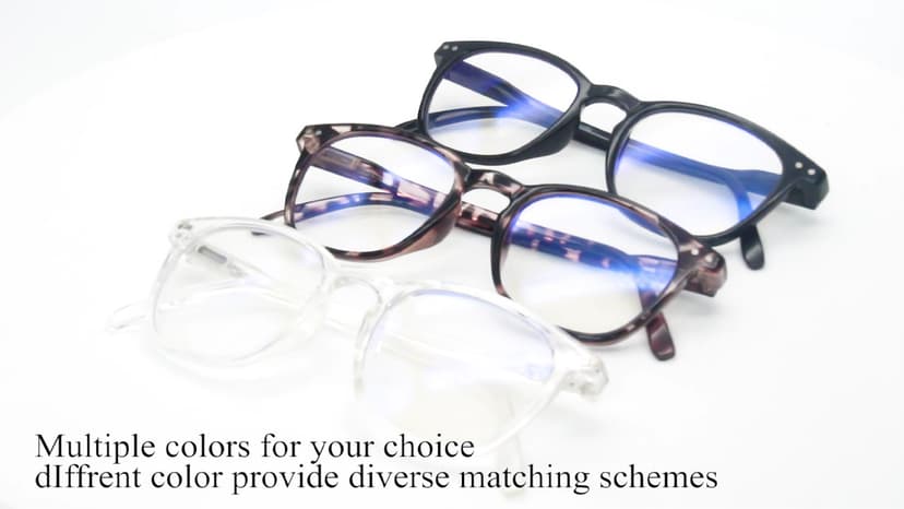 Henotin 3-Pack Blue Light Blocking Reading Glasses,Spring Hinge Computer Readers for Men Women,Anti UV Ray Filter Eyeglasses (3 Mixed Color, 2.75)