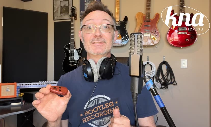 KNA U-Wi Universal Wireless System, Guitar, Bass, Violin, Acoustic and Electric Instruments, UHF Wireless Audio for Piezo Pickups, 50m Range, Ultra-Low Latency, Interference-Free Connection