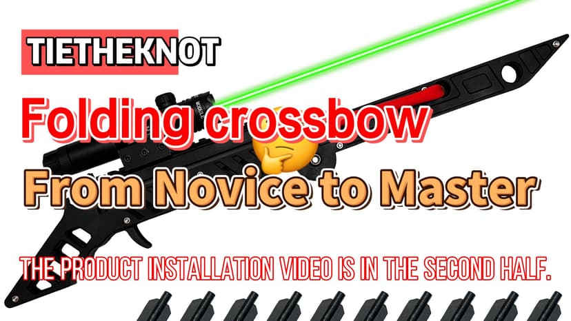 Folding Crossbow Professional Training Portable Easy Storage Lightweight Archery Equipment for Adults Target Practice