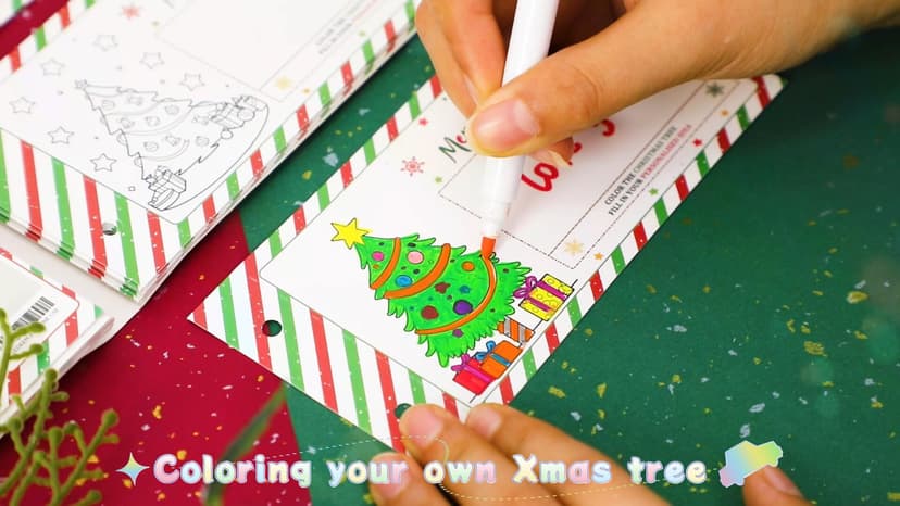 20 Pre-printed Xmas Themed Coupons, 10 Blank Cards, Unique Holiday Activity Rewards Cards, Family Secret Santa Gift Idea DIY Christmas Coupon Book, Fun Holiday Themed Coupons for Family B0DF7L2XBZ