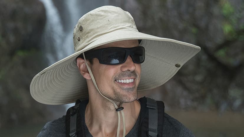 HUAMULAN 6" Super Wide Brim Sun Hats, Men and Women Bucket Hat for Fishing Hiking Garden Lawn Work Safari Camping Outdoor