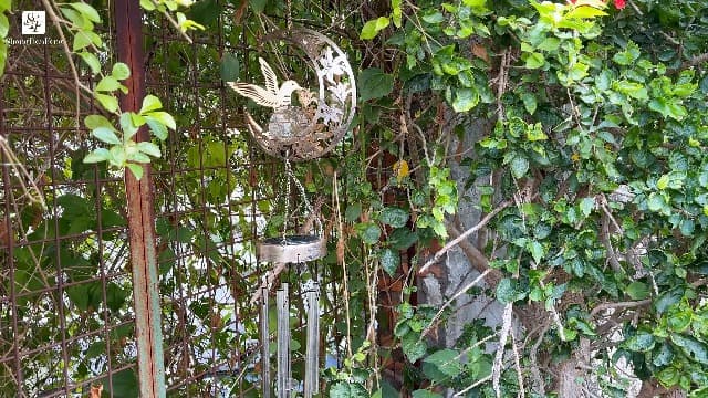 Moon Hummingbird Wind Chime Outdoor, Handcrafted Metal Garden Wind Chimes with Hummingbird Charms, Melodic Wind Bells for Patio Porch Decor, Weatherproof Gift for Nature Lovers & Bird Watchers B0F9YH8KZP