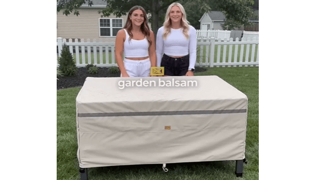 600D Heavy Duty Waterproof Outdoor Patio Loveseat Sofa Cover UV Resistant Patio Furniture Covers 2 Seater 52" W X 32" D X 30" H Beige