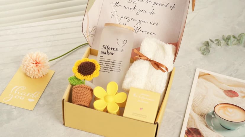Thank You Gifts for Women, Teacher Appreciation Gifts, Thank You Gift Baskets for Women Friends Teachers Coworkers Boss Nurse Mom Employees with Thank You Cards B0DX2KPZ7Y