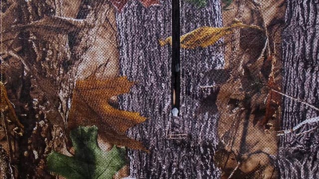 FUNHORUN Hunting Blind 360 Degree See Through with Floor Mat, 2/3 Person Ground Blind, Quick Set Pop Up Tent, Spring Steel Camouflage Tent for Deer and Turkey