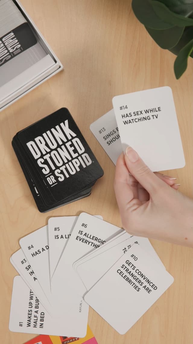 Drunk Stoned or Stupid [A Party Game]