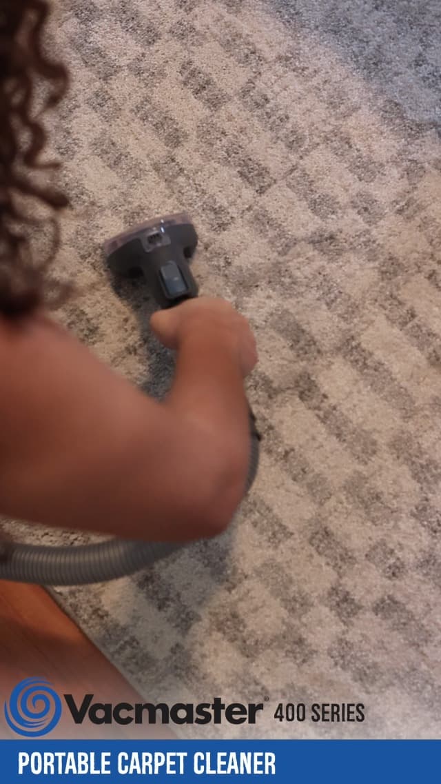 Vacmaster SCB301 400 Series Portable Carpet & Upholstery Spot Cleaner Machine, 15Kpa Power Suction with Versatile Tools for Pets, Area Rugs and Couches