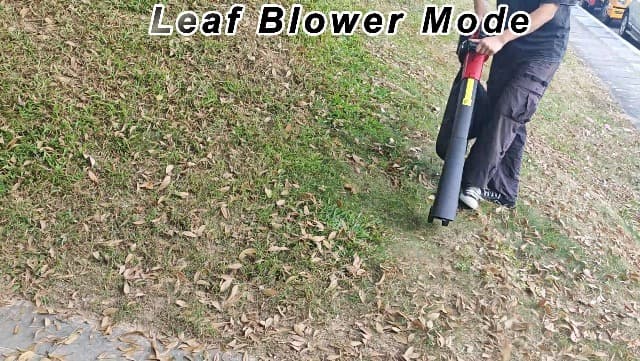 3-in-1 Electric Leaf Blower with Vacuum & Mulcher Compatible for Milwaukee 18V Battery, Leaf Vacuum Cordless with Bag 40L, Leaf Mulcher Cordless Leaf Blowers for Lawn Care, Turbo Mode (No Battery)