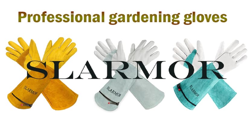 Long Gardening-Gloves Women/Men-Thorn proof Rose Pruning Heavy Duty Gauntlet, Best Garden Gifts for Gardener-L