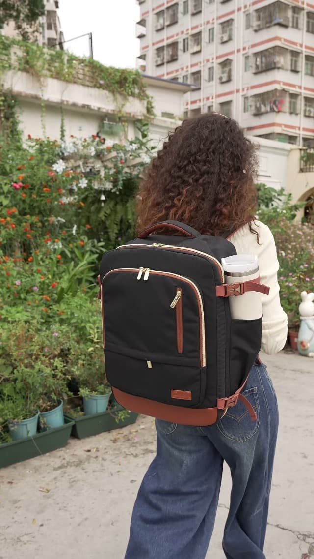 LOVEVOOK 40L Travel Backpack for Women Men with Garment Bag, Airline Approved Carry on Luggage Travel Essentials with 3 Packing Cubes, TSA Overnight Bags Weekender Essentials Backpacks fits 17" Laptop