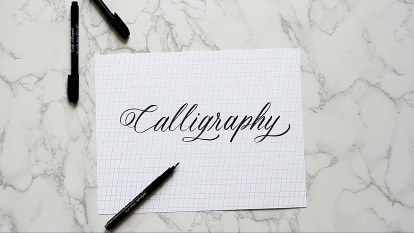Craft 'n' Beyond Calligraphy Brush Pens Pack of 3 Small, Medium and Large Markers for Hand Lettering, Art Drawing, Sketching, Scrapbooking, Writing, Journaling - Beginner Kit with Fadeproof Black Ink